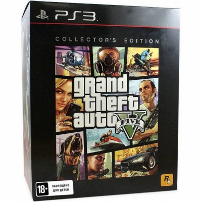 Grand Theft Auto V (GTA 5) Collector's Edition [PS3, русские субтитры]